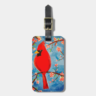 Luggage Tag with Charlie Cardinal