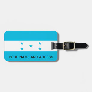 Luggage Tag with Flag of Honduras