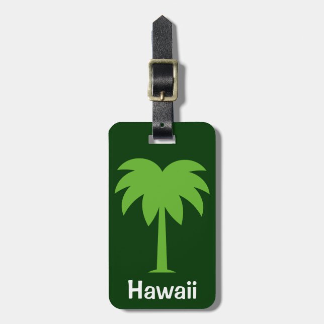 Luggage tag with your favourite travel destination (Front Vertical)