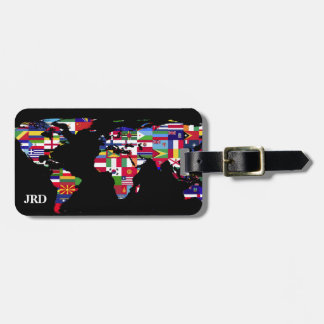Luggage Tag World Flags