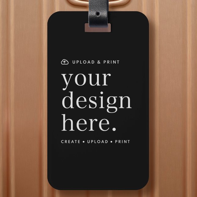 Luggage Tag Your Design Upload (Creator Uploaded)