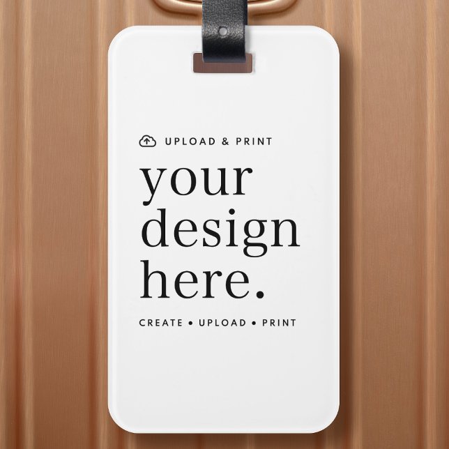 Luggage Tag Your Design Upload (Creator Uploaded)
