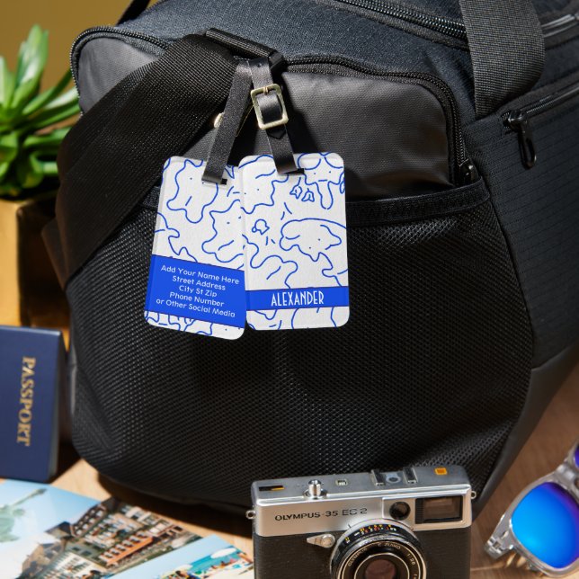 Luggage Tags (Front & Back)