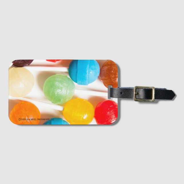 Luggage tags: dum dums tag (Front Horizontal)