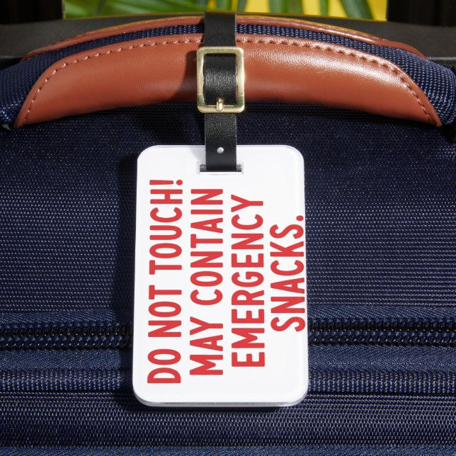 Luggage tags funny, funny quote (Front Insitu 2)