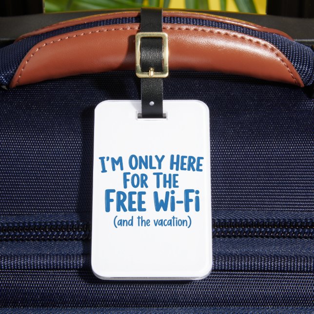 Luggage tags funny, Sarcastic Luggage Tag (Front Insitu 2)