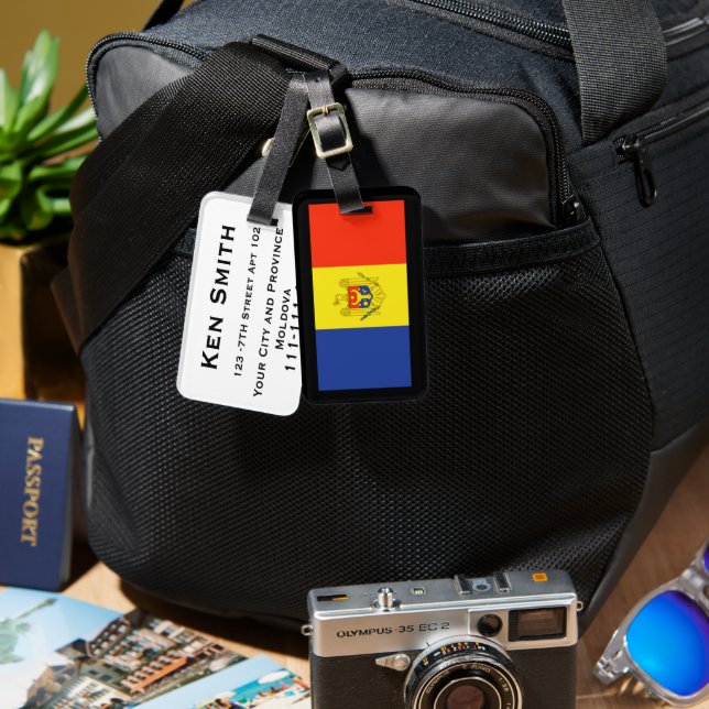 Luggage Tags Moldova (Front & Back)