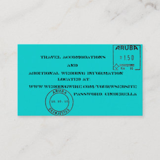 Luggage Tags wedding inserts