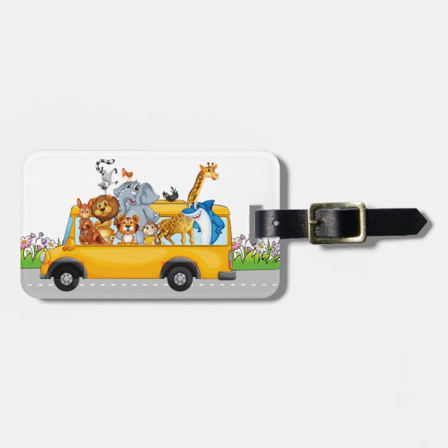 Luggage / Tote / Bookbag Tag for Kids (Front Horizontal)