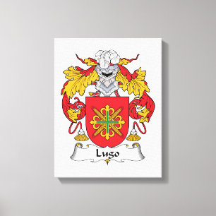 Lugo Family Crest Canvas Print