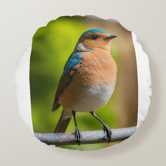 Luh Fit Bird Round Cushion (Front)