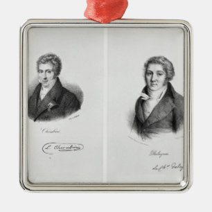 Luigi Cherubini and Nicolas Marie Dalayrac Metal Tree Decoration