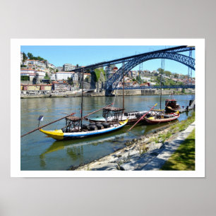 Luis 1 bridge at Porto Poster