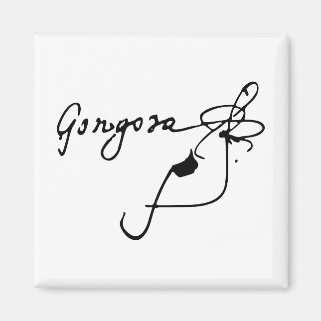 Luis de Góngora (signature) Magnet (Front)