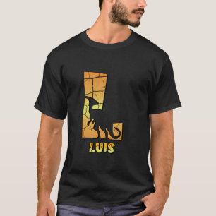 Luis personalised boys dinosaur cute custom kids n T-Shirt