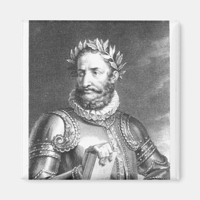 Luiz Vaz de Camoes  engraved by B. Roger Magnet (Front)