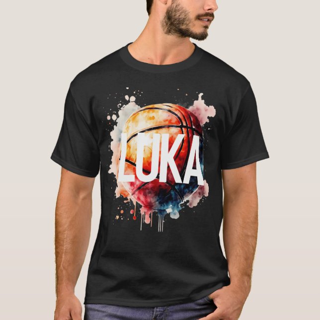 Luka Fan Basketball Sports T-Shirt (Front)