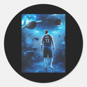 Luka Mavericks Traded Graphic Classic Round Sticker