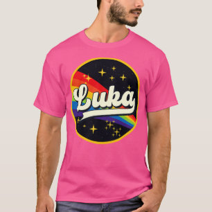 Luka Rainbow In Space Vintage Style T-Shirt