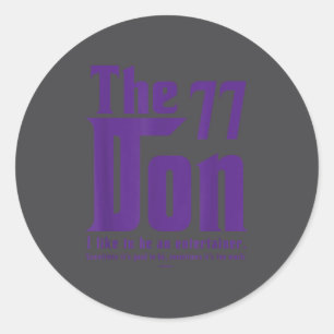 Luka The Don - I Like To Be An Entertainer P Classic Round Sticker