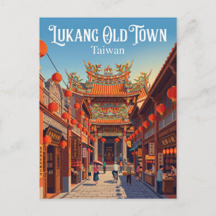 Lukang Old Town Taiwan Postcard