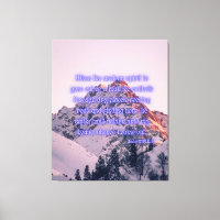 Luke 11:24 Bible Verse KJV Pic Wall Art
