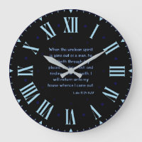 Luke 11:24 KJV Bible Verse II Roman Numeral