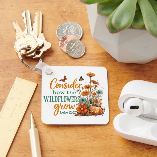 Luke 12:27  key ring (Desk)