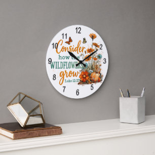 Luke 12:27 large clock