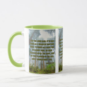 Luke 17:6 KJV Bible Scripture Pic Two-Tone Mug