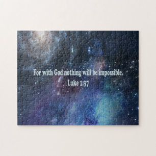 Luke 1:37 jigsaw puzzle