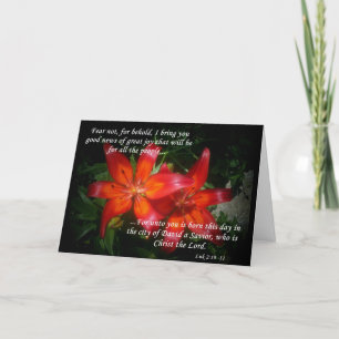 Luke 2:10-11 card
