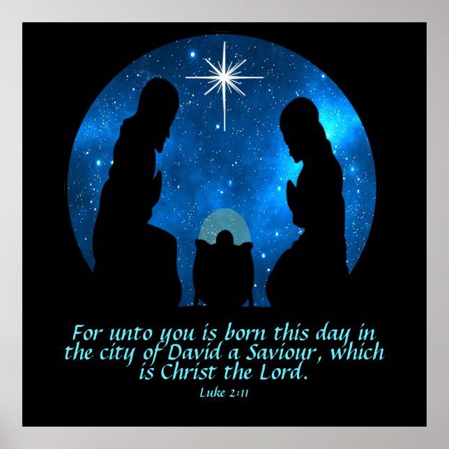 Luke 2:11  poster (Front)