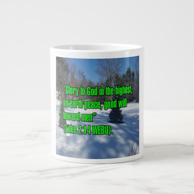 Luke 2:14 WEBU Mug (Front)