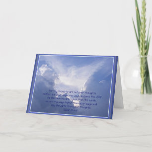 Luke 4:10, Angels watch over You, Encouragement Card