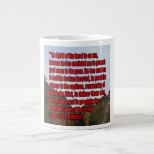 Luke 4:18–19 WEBU Mug