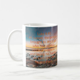 Luke 4:40 Classic Mug