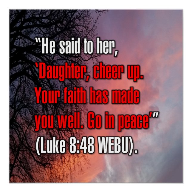 Luke 8:48 WEBU Poster (Front)
