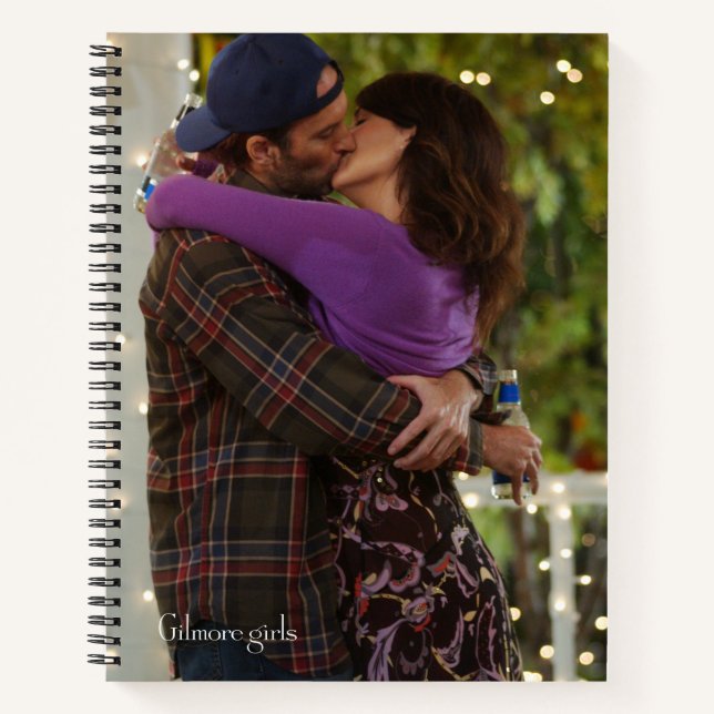 Luke and Lorelai in Love Notebook (Front)