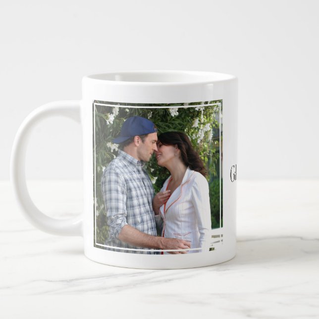 Luke and Lorelai Kiss Large Coffee Mug (Left)