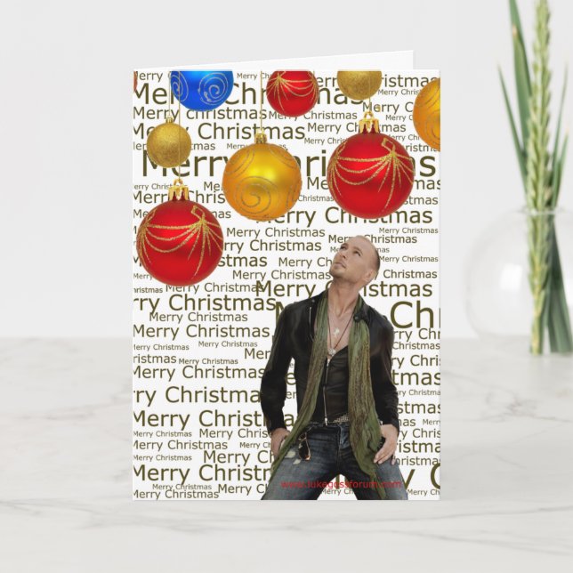 Luke Goss Christmas cards 2010 (Front)
