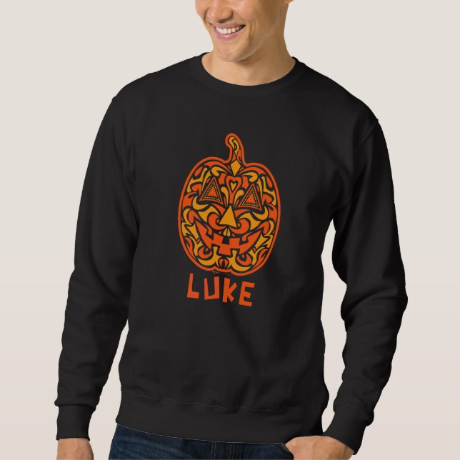 Luke Halloween Sugar Skull Sweatshirt (Front)