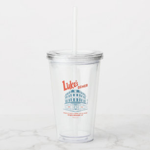 Luke’s Diner Stars Hollow Design Acrylic Tumbler