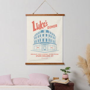 Luke’s Diner Stars Hollow Design Hanging Tapestry