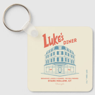 Luke’s Diner Stars Hollow Design Key Ring