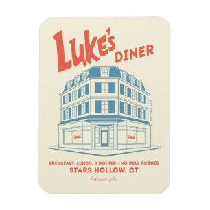 Luke’s Diner Stars Hollow Design Magnet