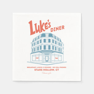 Luke’s Diner Stars Hollow Design Napkin