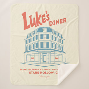 Luke’s Diner Stars Hollow Design Sherpa Blanket
