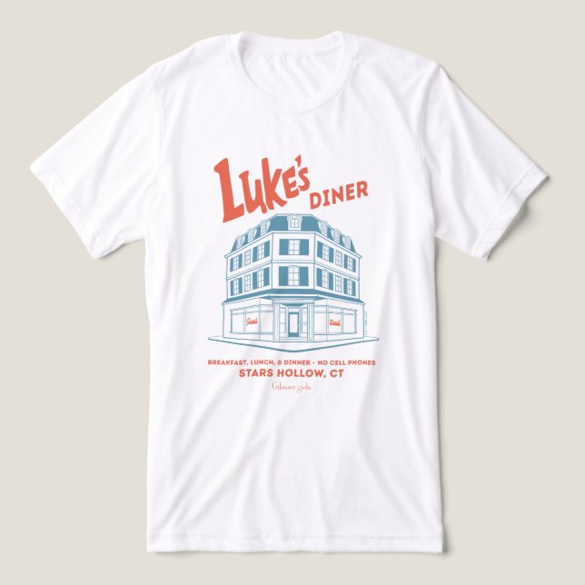 Luke’s Diner Stars Hollow Design Tri-Blend Shirt (Design Front)