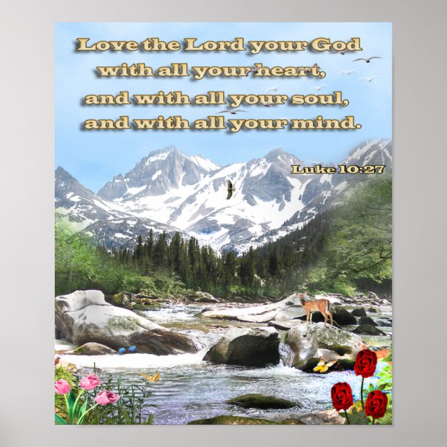 Luke scripture poster (Front)